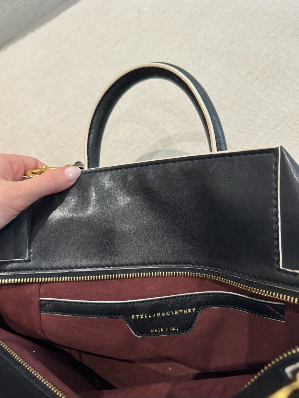 Stella McCartney - Vegan Leather Top Handle Bag - Picture 3 of 5